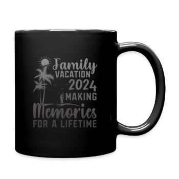 Des vacances en famille pour créer des souvenirs - Mug uni - noir - Droite