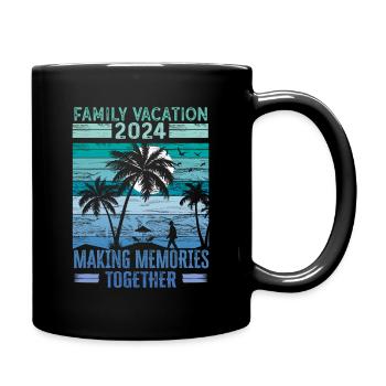 Des vacances en famille pour créer des souvenirs - Mug uni - noir - Droite