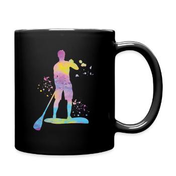 Stand Up Paddling Stand Up Board Sup - Full Colour Mug - black - Right