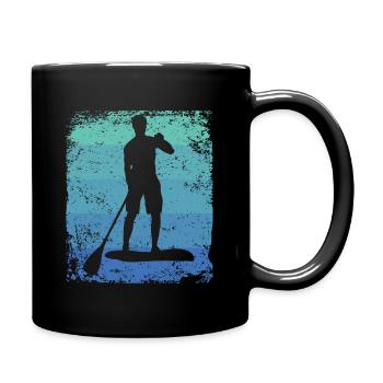 Stand Up Paddling Stand Up Board Sup - Tasse einfarbig - Schwarz - Rechts