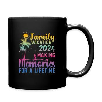 Des vacances en famille pour créer des souvenirs - Mug uni - noir - Droite