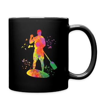 Stand Up Paddling Stand Up Board Sup - Full Colour Mug - black - Right