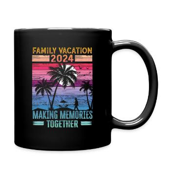 Des vacances en famille pour créer des souvenirs - Mug uni - noir - Droite