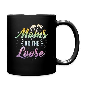 Mamans Sur Le Voyage Des Copines En Liberté - Mug uni - noir - Droite