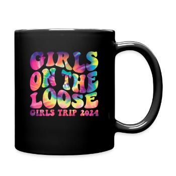 Girls On The Loose Girls Trip 2024 (en anglais seulement) - Mug uni - noir - Droite