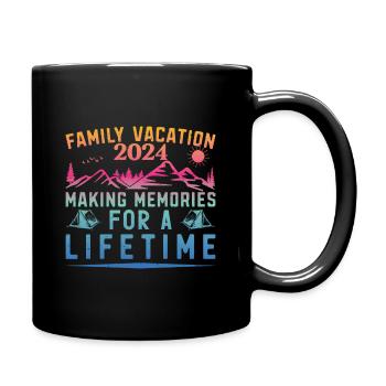 Vacances d’été en famille Créer des souvenirs - Mug uni - noir - Droite