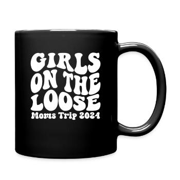 Girls On The Loose Moms Trip 2024 - Full Colour Mug - black - Right
