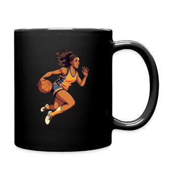 BASKETBALL forever! - Full Colour Mug - black - Right