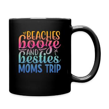 girls night out mädchen urlaub - Tasse einfarbig - Schwarz - Rechts