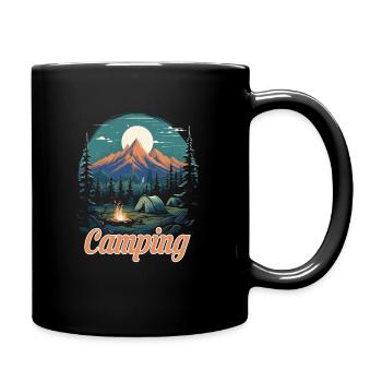 Forest Nature Trekking Adventure - Full Colour Mug - black - Right