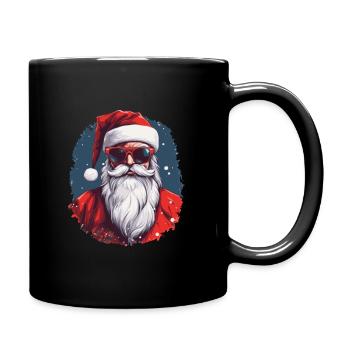 Merry Christmas - Full Colour Mug - black - Right