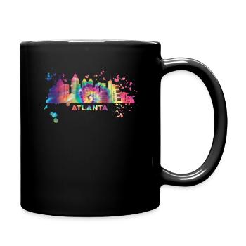 Atlantans Skyline Atlanta - Mug uni - noir - Droite