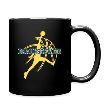 Braunschweig, meine Stadt! - Tasse einfarbig - Schwarz - Rechts