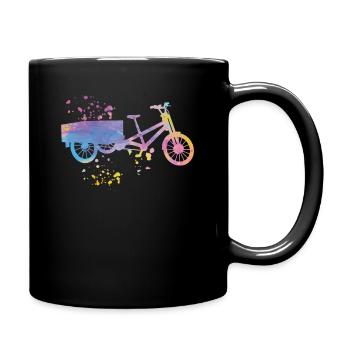 Heavy Duty Bike Cargo Bike Cargo Bike Cargo Bike - Full Colour Mug - black - Right