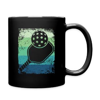 Équipe de pickleball rétro du Wiffleball Club - Mug uni - noir - Droite