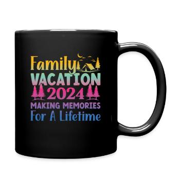 Sommer Familienurlaub Der Erinnerungen Weckt - Tasse einfarbig - Schwarz - Rechts