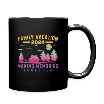 Sommer Familienurlaub Der Erinnerungen Weckt - Tasse einfarbig - Schwarz - Rechts