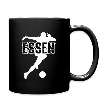 Essen, meine Stadt! - Tasse einfarbig - Schwarz - Rechts