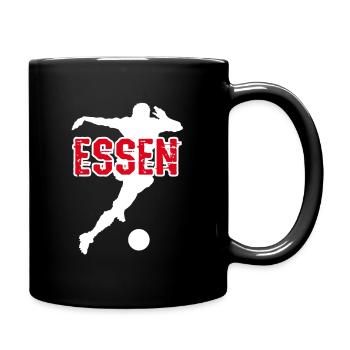 Essen, meine Stadt! - Tasse einfarbig - Schwarz - Rechts