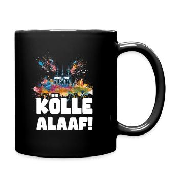 Cologne Kölle Carnival Gebützt Kölle Alaaf Jeck Party - Full Colour Mug - black - Right