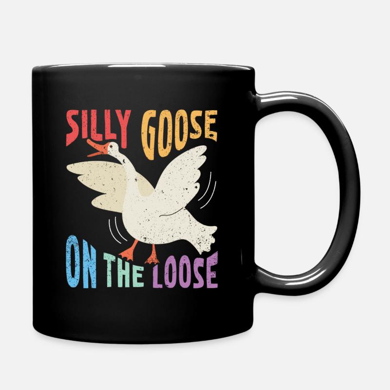 L’oie stupide en liberté - Mug uni - noir