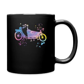 Heavy Duty Bike Cargo Bike Cargo Bike Cargo Bike - Full Colour Mug - black - Right