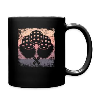 Équipe de pickleball rétro du Wiffleball Club - Mug uni - noir - Droite