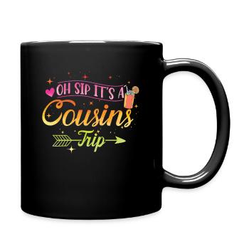 Week-end entre filles Oh Sip It’s A Cousins Trip - Mug uni - noir - Droite