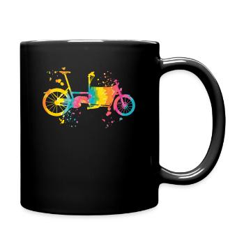 Heavy Duty Bike Cargo Bike Cargo Bike Cargo Bike - Full Colour Mug - black - Right