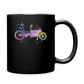Heavy Duty Bike Cargo Bike Cargo Bike Cargo Bike - Full Colour Mug - black - Right