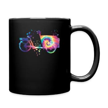 Heavy Duty Bike Cargo Bike Cargo Bike Cargo Bike - Full Colour Mug - black - Right