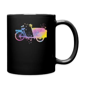 Heavy Duty Bike Cargo Bike Cargo Bike Cargo Bike - Full Colour Mug - black - Right
