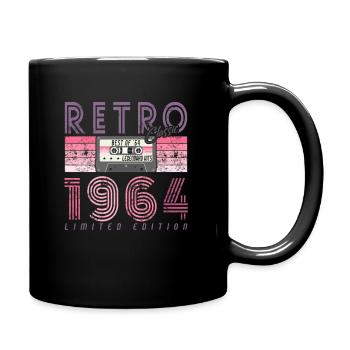 60e anniversaire 2024 Célébration meilleur de l’année 1964 - Mug uni - noir - Droite