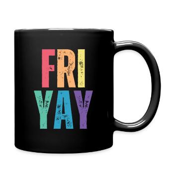 Fri Yay Enseignants Ambiance du week-end de l’école - Mug uni - noir - Droite