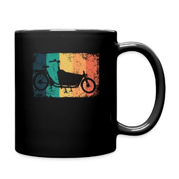 Lastenfahrrad Lastenrad Cargo Bike Cargobike - Full Colour Mug - black - Right