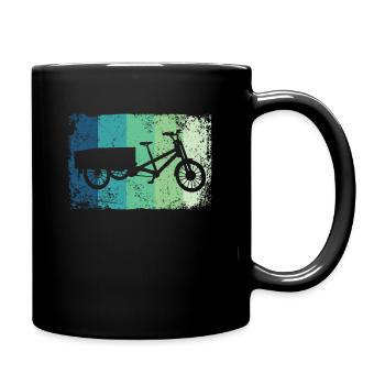 Lastenfahrrad Lastenrad Cargo Bike Cargobike - Full Colour Mug - black - Right