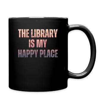 Bibliothèque livre amant lecture rat de bibliothèque - Mug uni - noir - Droite