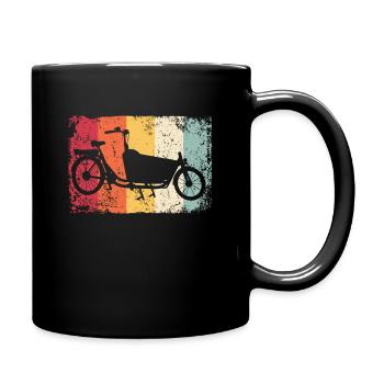 Lastenfahrrad Lastenrad Cargo Bike Cargobike - Full Colour Mug - black - Right