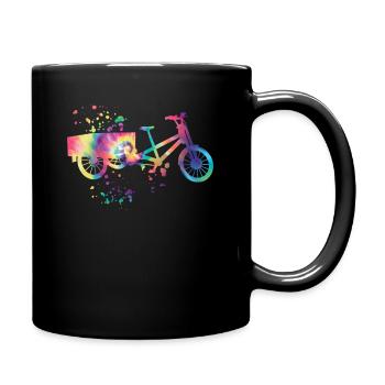 Heavy Duty Bike Cargo Bike Cargo Bike Cargo Bike - Full Colour Mug - black - Right