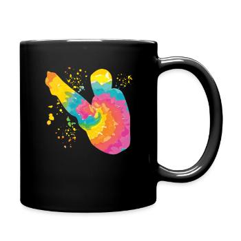 Diving, Synchronized Diving, Artistic Jumping - Full Colour Mug - black - Right