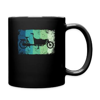 Lastenfahrrad Lastenrad Cargo Bike Cargobike - Full Colour Mug - black - Right