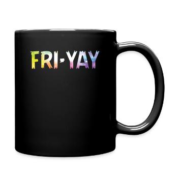 Fri Yay Enseignants Ambiance du week-end de l’école - Mug uni - noir - Droite