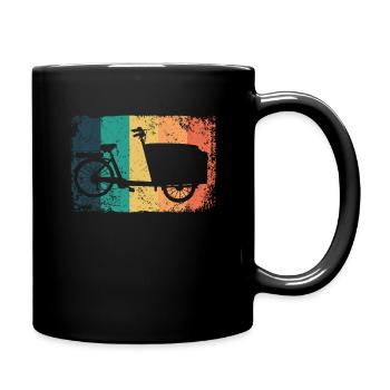 Lastenfahrrad Lastenrad Vélo Cargo Cargobike - Mug uni - noir - Droite