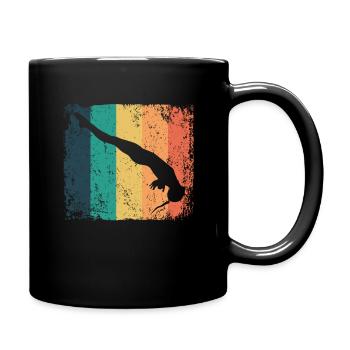 Synchronized Water Diver High Diver - Full Colour Mug - black - Right