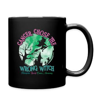 Cancer Sorcière Cancer du sein métastatique - Mug uni - noir - Droite