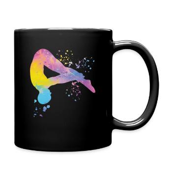 Diving, Synchronized Diving, Artistic Jumping - Full Colour Mug - black - Right