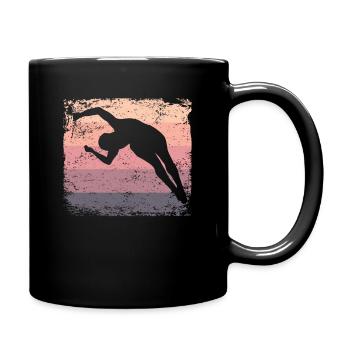 Synchronized Water Diver High Diver - Full Colour Mug - black - Right