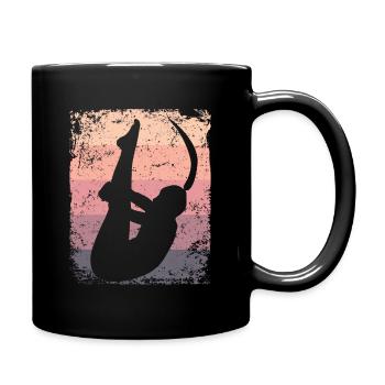 Diving, Artistic Jumping, Synchronized Diving - Full Colour Mug - black - Right