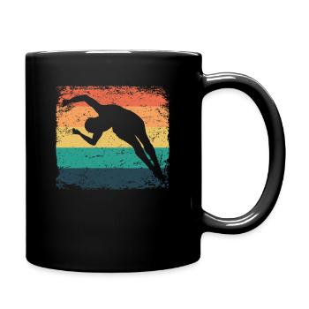 Diving, Artistic Jumping, Synchronized Diving - Full Colour Mug - black - Right