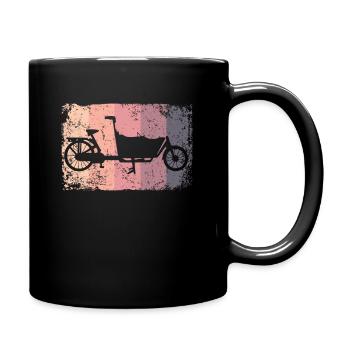 Lastenfahrrad Lastenrad Cargo Bike Cargobike - Full Colour Mug - black - Right